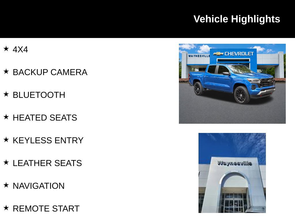 Used 2023 Chevrolet Colorado Z71 w/ Z71 Convenience Package 2 AWD/4WD image 2
