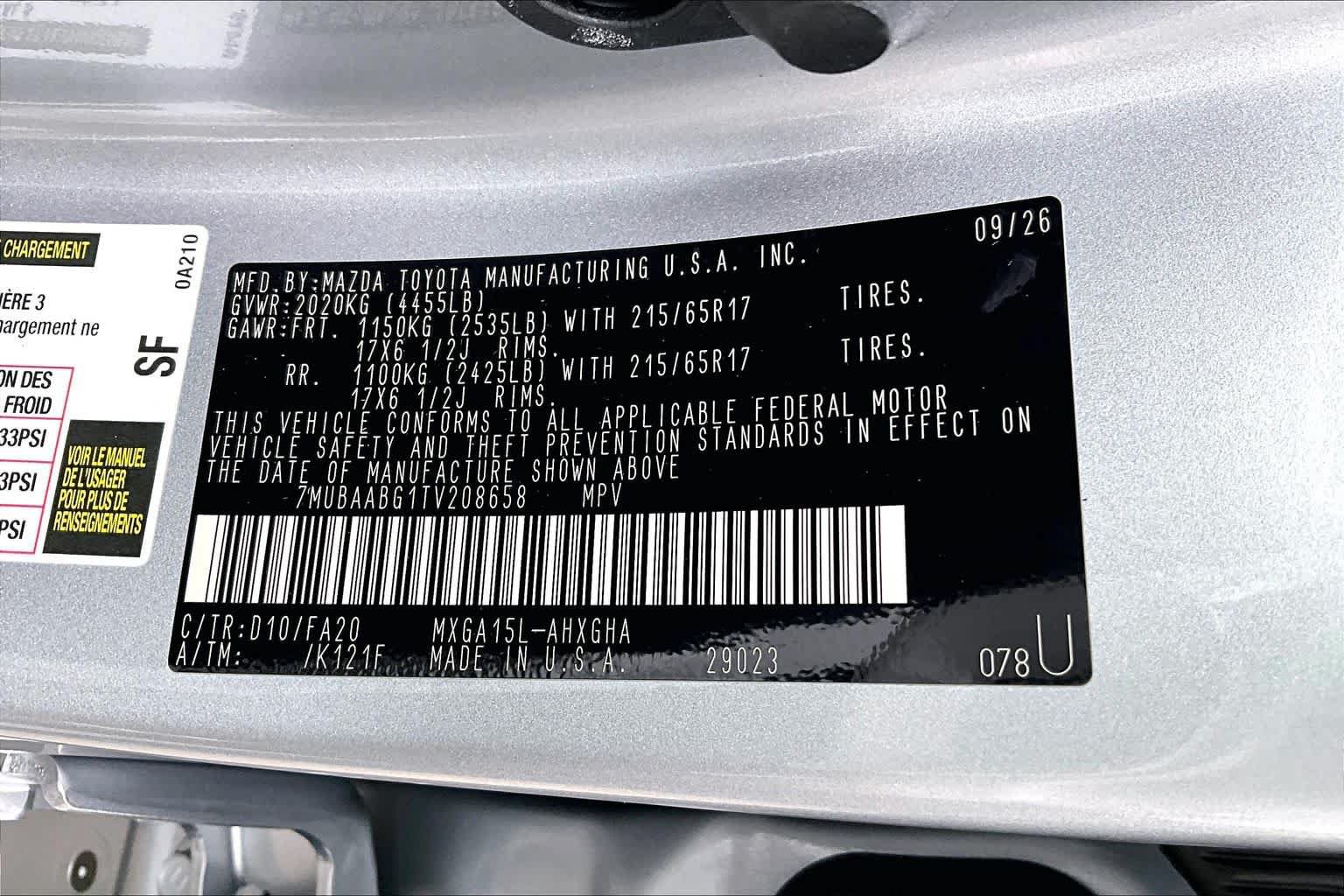 New 2026 Toyota Corolla Cross LE w/ Moonroof Package AWD/4WD image 18