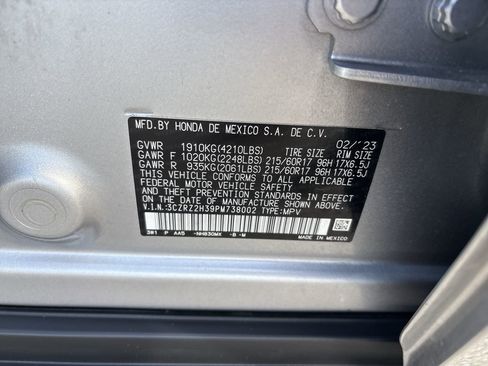 Certified 2023 Honda HR-V LX image 24
