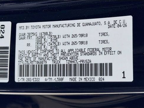 New 2026 Toyota Tacoma TRD Pro AWD/4WD image 28