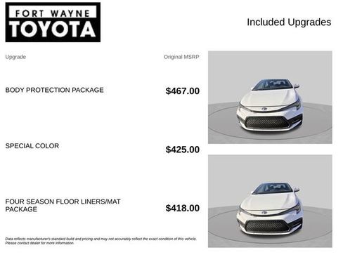 Used 2020 Toyota Corolla SE w/ Body Protection Package FWD image 4
