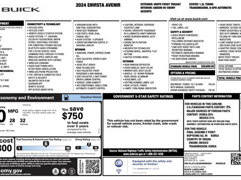Used 2024 Buick Envista Avenir FWD image 4