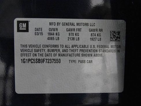 Used 2015 Chevrolet Cruze LT image 47