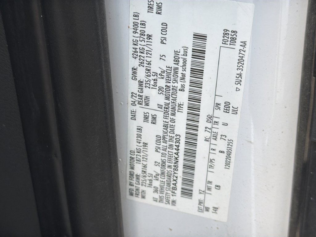 Used 2022 Ford Transit 350 XLT RWD image 6