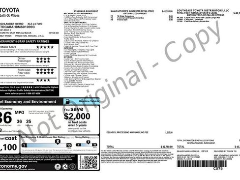 Used 2021 Toyota Highlander XLE image 3