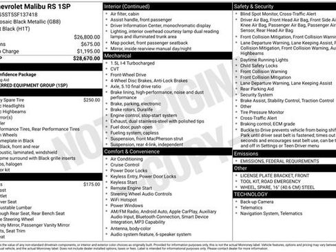 Used 2025 Chevrolet Malibu RS image 6