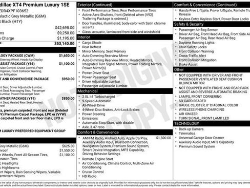 Used 2023 Cadillac XT4 Premium Luxury w/ Technology Package image 35