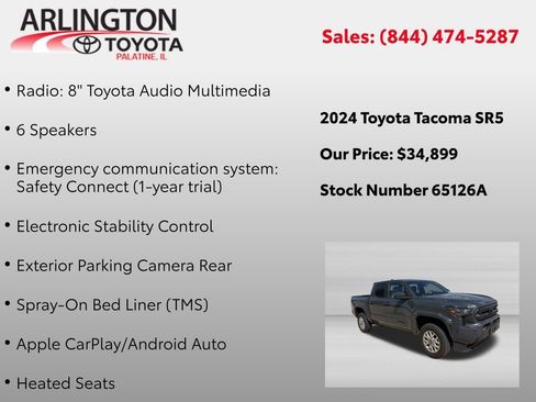 Used 2024 Toyota Tacoma SR5 RWD image 4