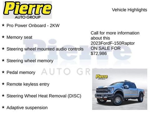 Used 2023 Ford F150 Raptor AWD/4WD image 15