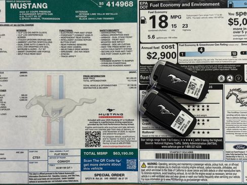 Used 2025 Ford Mustang GT Premium w/ GT Performance Package RWD image 34