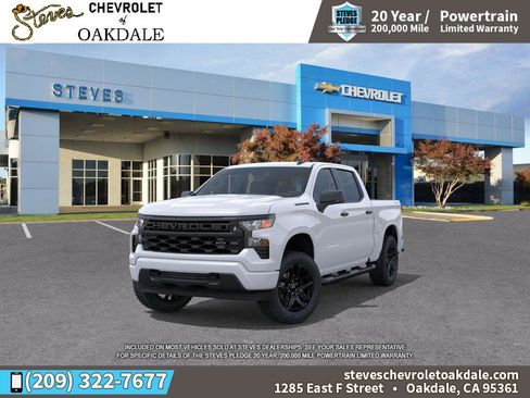 New 2026 Chevrolet Silverado 1500 Custom w/ Turbomax Blackout Package image 8