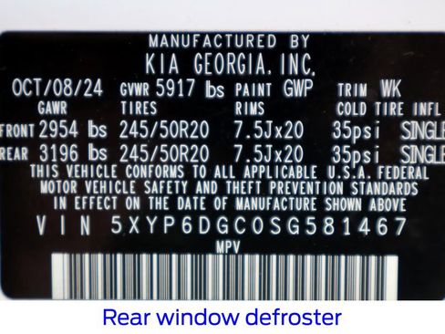 Used 2025 Kia Telluride S AWD/4WD image 48