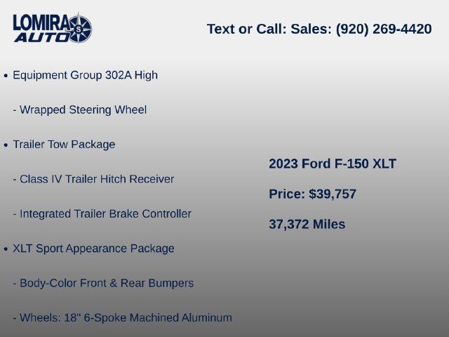 Used 2023 Ford F150 XLT w/ Equipment Group 302A High AWD/4WD image 8