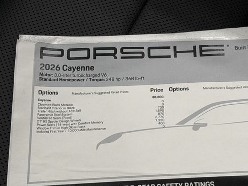 Certified 2026 Porsche Cayenne AWD/4WD image 56