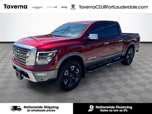 Used 2024 Nissan Titan Platinum Reserve w/ Moonroof Package AWD/4WD image 1