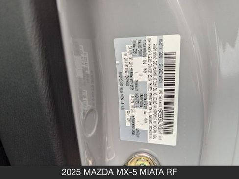 New 2025 MAZDA MX-5 Miata RF Grand Touring RWD image 26