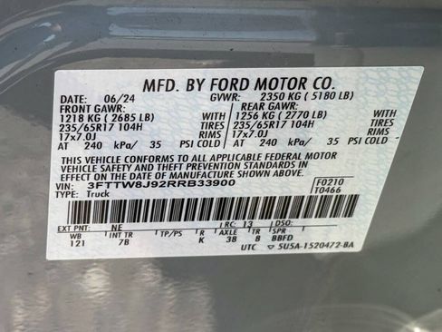 Used 2024 Ford Maverick XLT w/ Equipment Group 300A Standard AWD/4WD image 20
