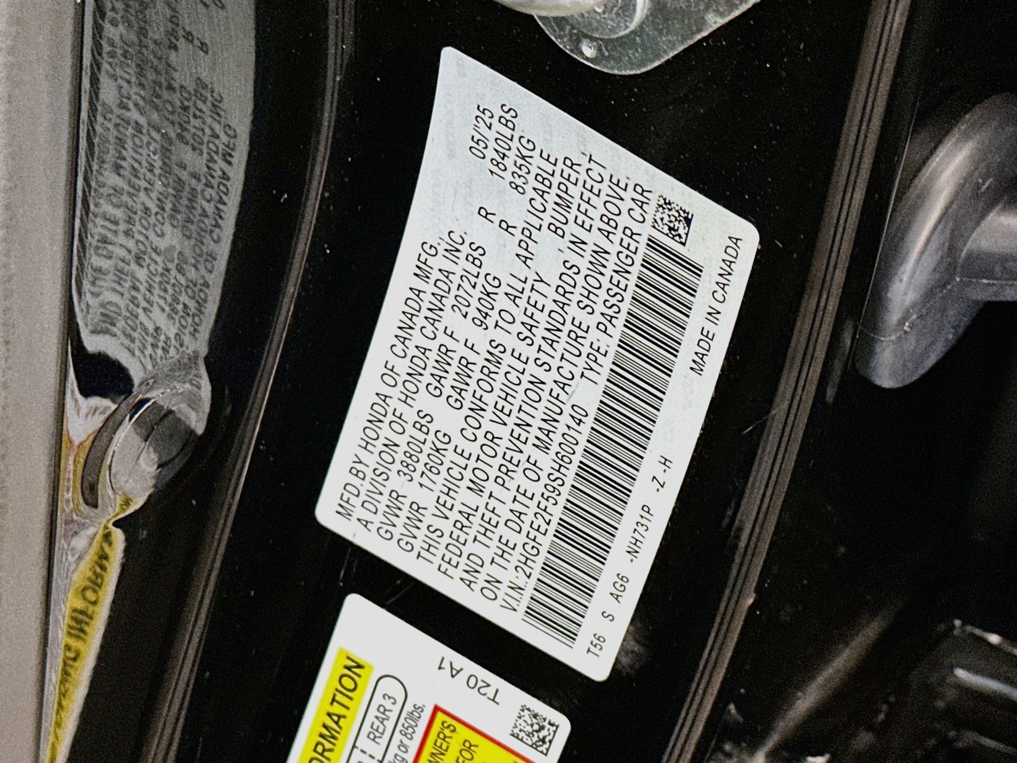 Used 2025 Honda Civic Sport image 12