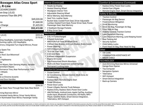 Certified 2024 Volkswagen Atlas Cross Sport SEL R-Line image 42