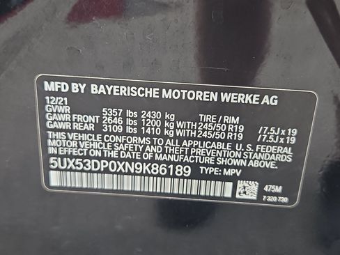 Used 2022 BMW X3 xDrive30i w/ Premium Package 2 AWD/4WD image 34