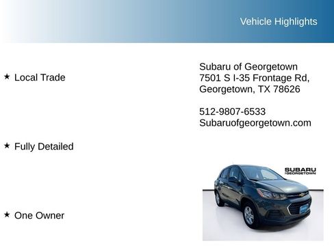 Used 2020 Chevrolet Trax LS w/ Tint and Cruise Package image 9