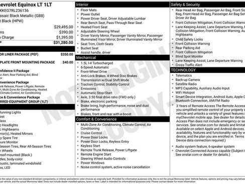 Used 2024 Chevrolet Equinox LT w/ LPO, Floor Liner Package FWD image 35