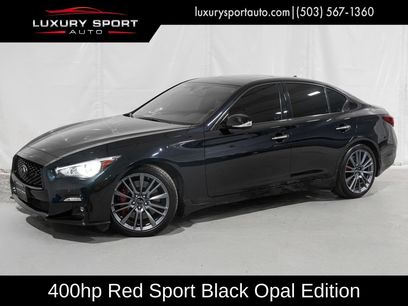 Used 2023 INFINITI Q50 Red Sport 400 w/ Black Opal Edition