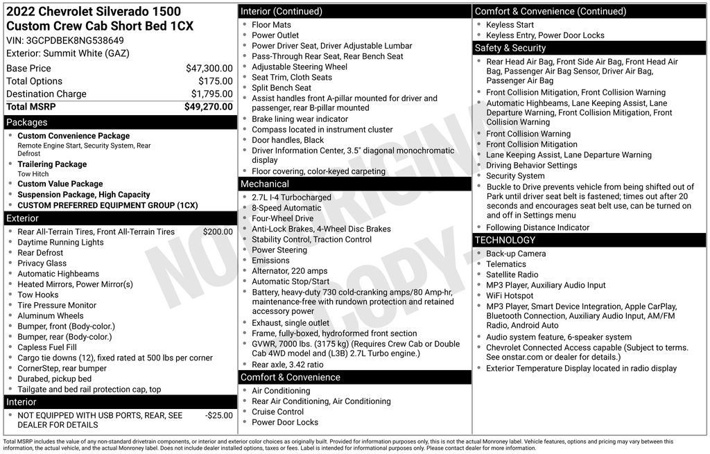 Certified 2022 Chevrolet Silverado 1500 Custom AWD/4WD image 11