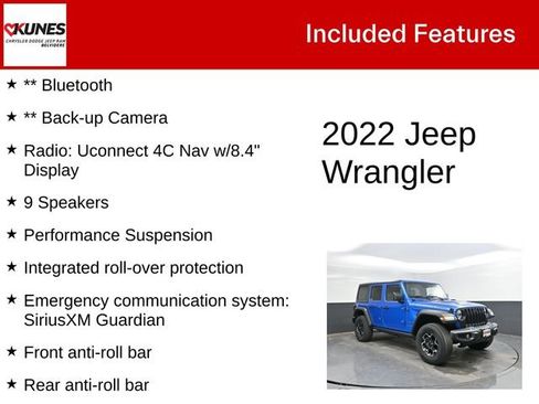 Used 2022 Jeep Wrangler Unlimited Rubicon 4xe w/ Cold Weather Group AWD/4WD image 3