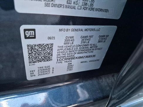 Used 2021 Chevrolet Silverado 1500 Custom RWD image 14
