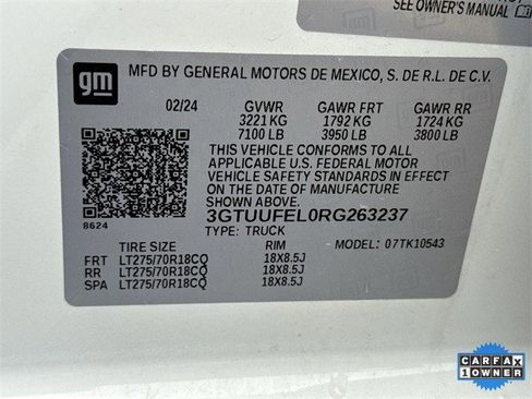 Used 2024 GMC Sierra 1500 AT4X image 39