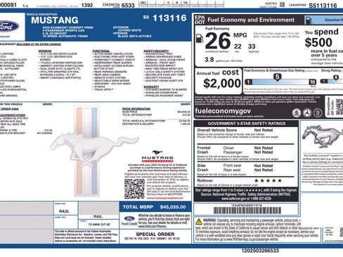 Used 2025 Ford Mustang Premium RWD image 28
