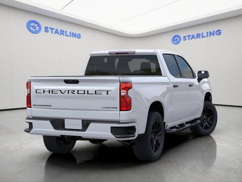 New 2026 Chevrolet Silverado 1500 Custom w/ Turbomax Blackout Package RWD image 4