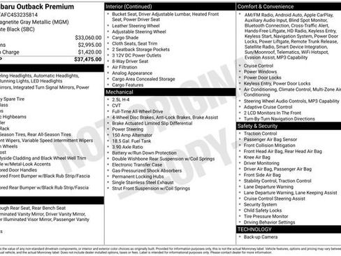 Used 2025 Subaru Outback Premium image 5