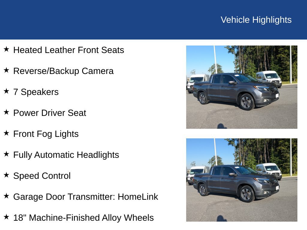 Used 2017 Honda Ridgeline RTL image 30