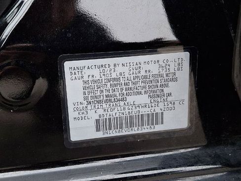 Certified 2024 Nissan Versa SV w/ Trunk Package FWD image 27