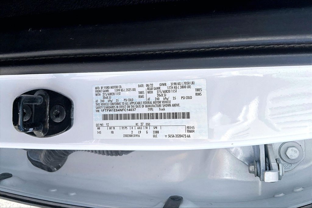 Used 2022 Ford F150 XLT w/ Equipment Group 302A High AWD/4WD image 20