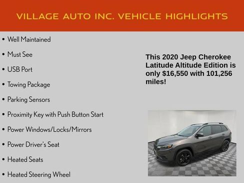 Used 2020 Jeep Cherokee Latitude Plus AWD/4WD image 7