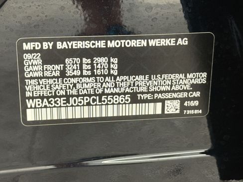 Used 2023 BMW 760i xDrive w/ Luxury Rear Seating Package AWD/4WD image 27