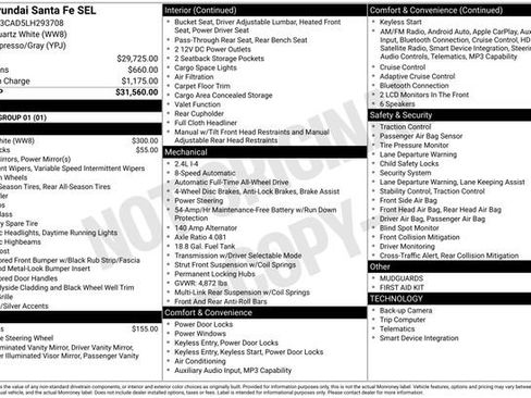 Used 2020 Hyundai Santa Fe SEL image 13