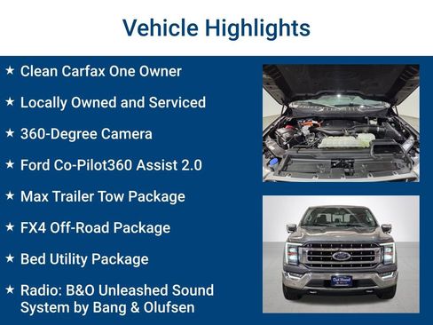 Used 2023 Ford F150 Lariat w/ Equipment Group 502A High AWD/4WD image 3
