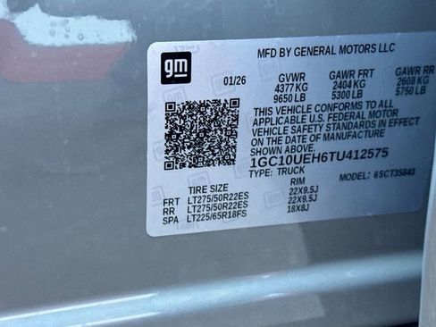 New 2026 Chevrolet Silverado EV W/T w/ LPO, Custom Package AWD/4WD image 27