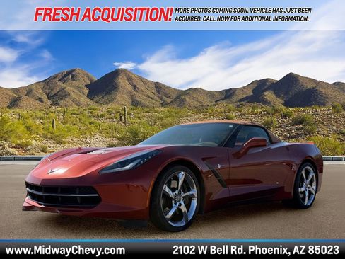 Used 2015 Chevrolet Corvette Stingray Convertible w/ 3LT Preferred Equipment Group RWD image 1
