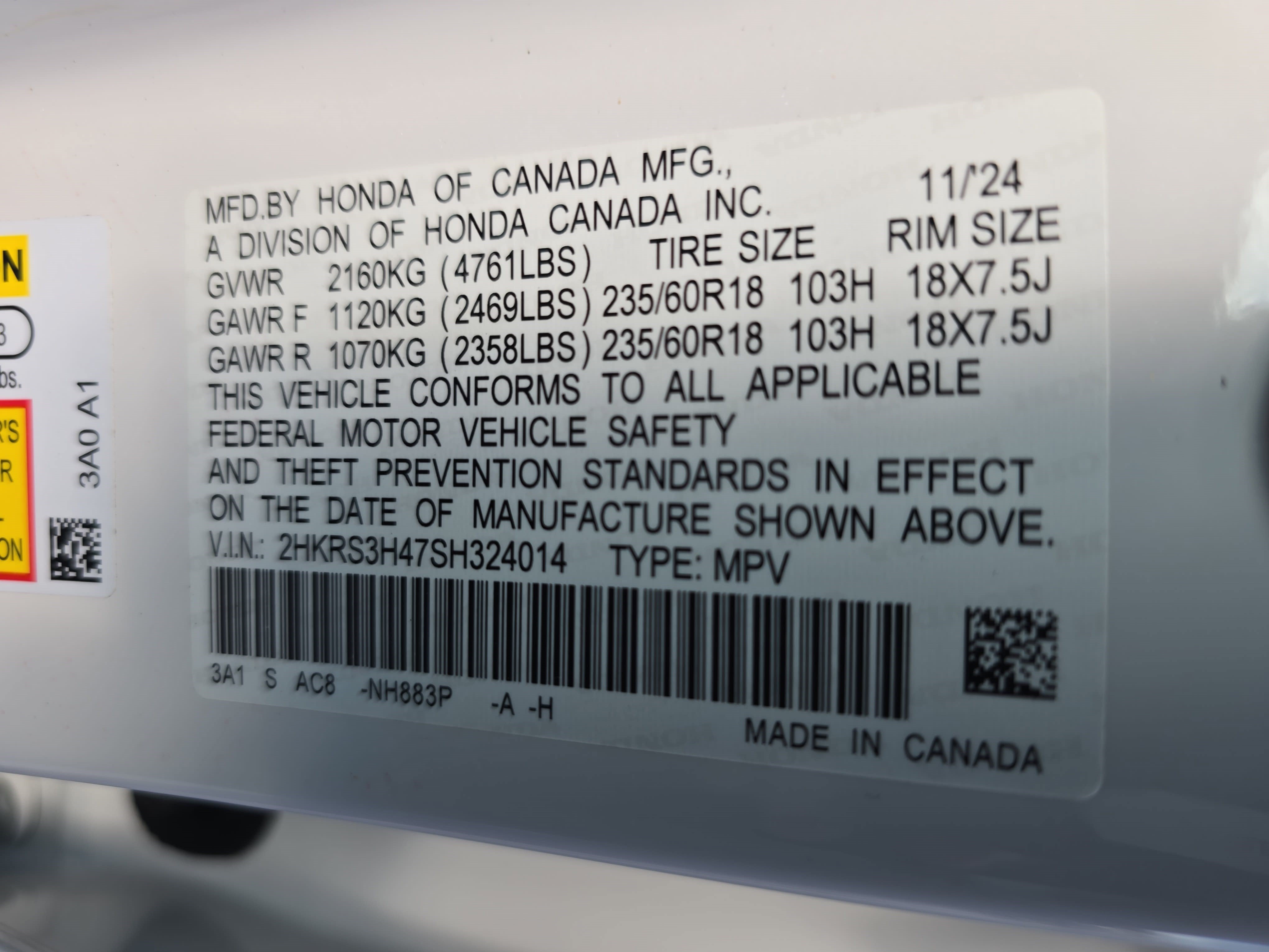 Certified 2025 Honda CR-V EX image 34