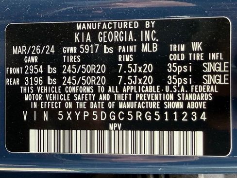 Used 2024 Kia Telluride SX X-Line AWD/4WD image 47