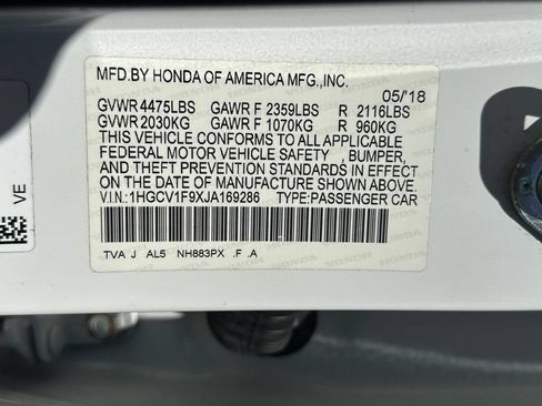 Used 2018 Honda Accord Touring image 22