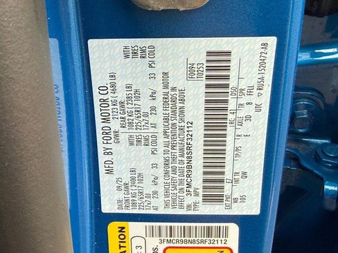 New 2025 Ford Bronco Sport Big Bend image 17