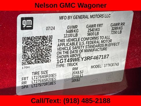 Used 2024 GMC Sierra 3500 Denali w/ Denali Reserve Package AWD/4WD image 14