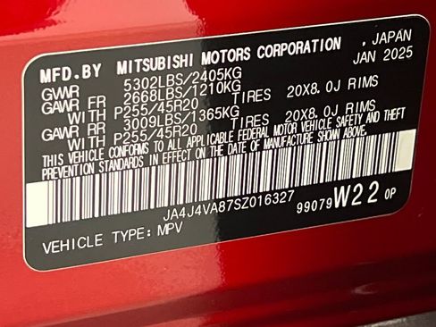 Used 2025 Mitsubishi Outlander SE AWD/4WD image 76