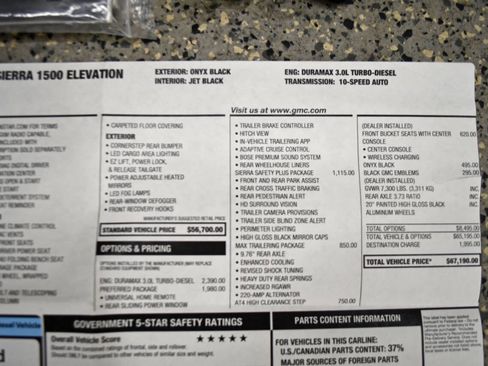 Used 2024 GMC Sierra 1500 Elevation w/ Preferred Package image 37